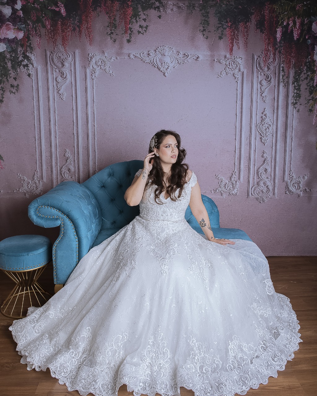 Vestido Celeste